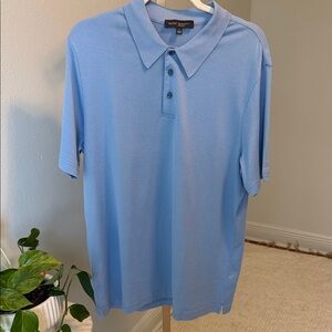 Robert Barakett  Blue Polo Shirt sz L
